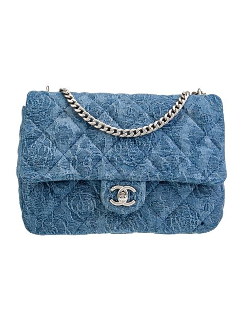 chanel blue 2023 mini denim camellia sweetheart flap bag|CHANEL Denim Quilted Camellia Sweetheart Mini Flap Blue .